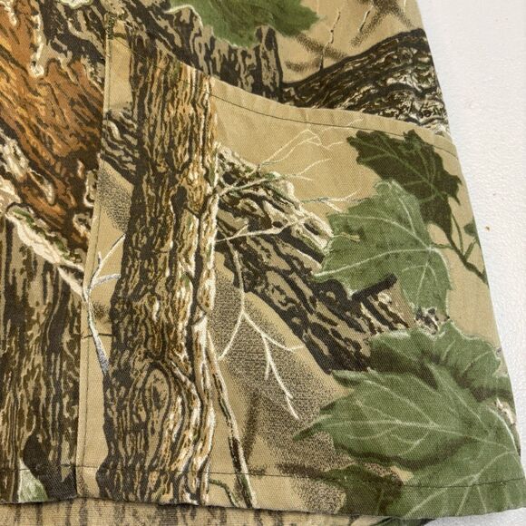 VTG Ranger 90s Hunting Vest Size Realtree Camouflage Bird Game Pocket USA Made - Picture 5 of 14